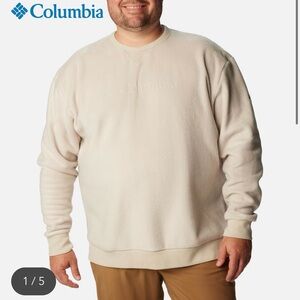 Columbia Men's Off-White Steens Mountain Crew 2.0